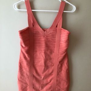 Forever 21 Peach Bodycon Dress